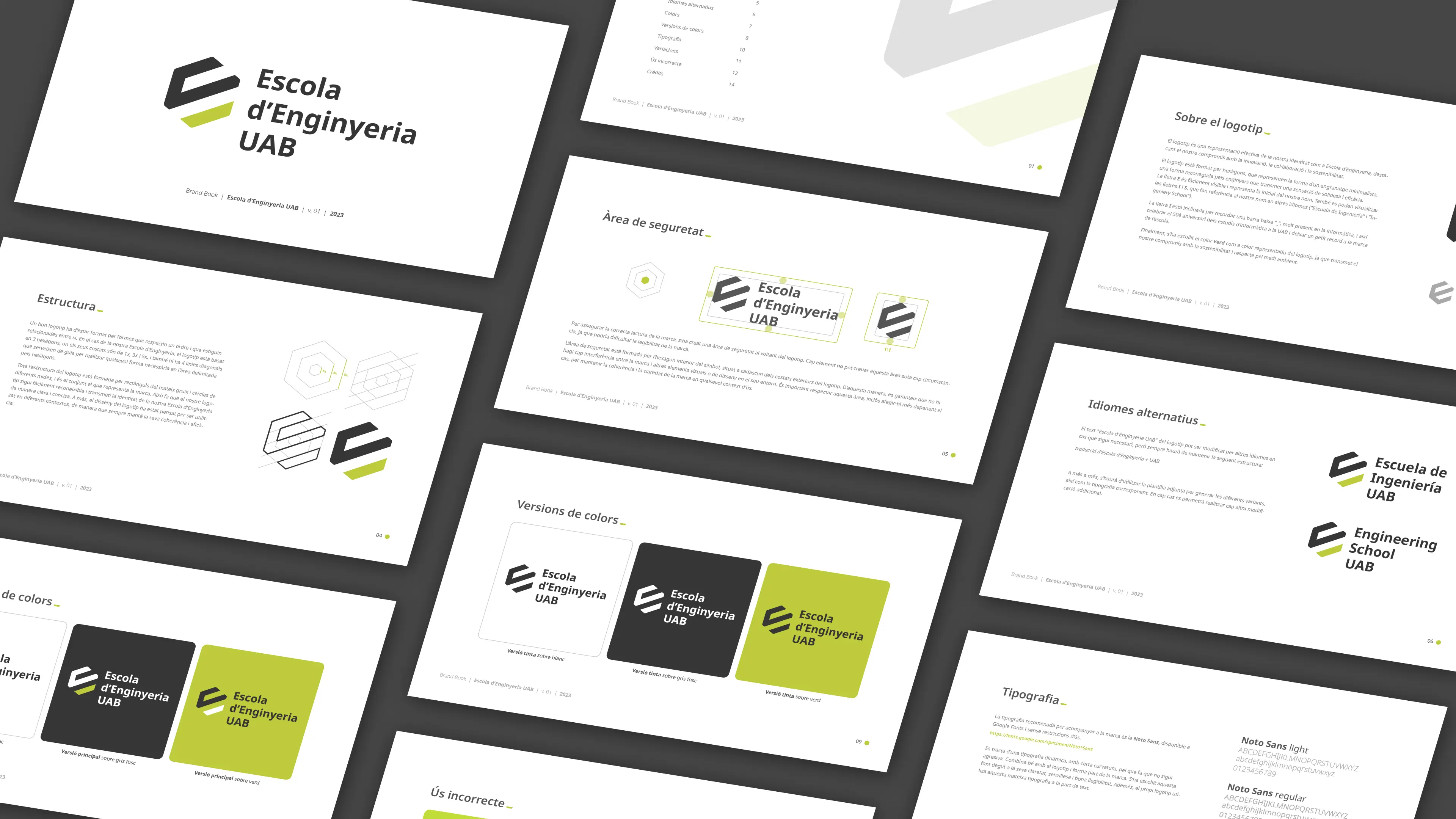 Engineering School UAB manual logo